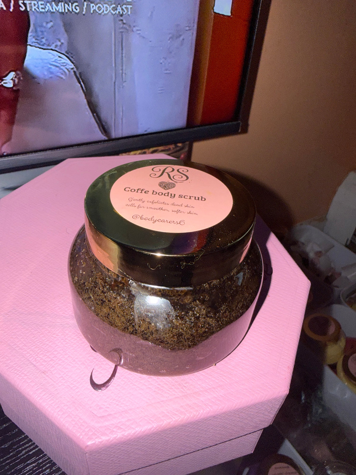 Coffe body scrub