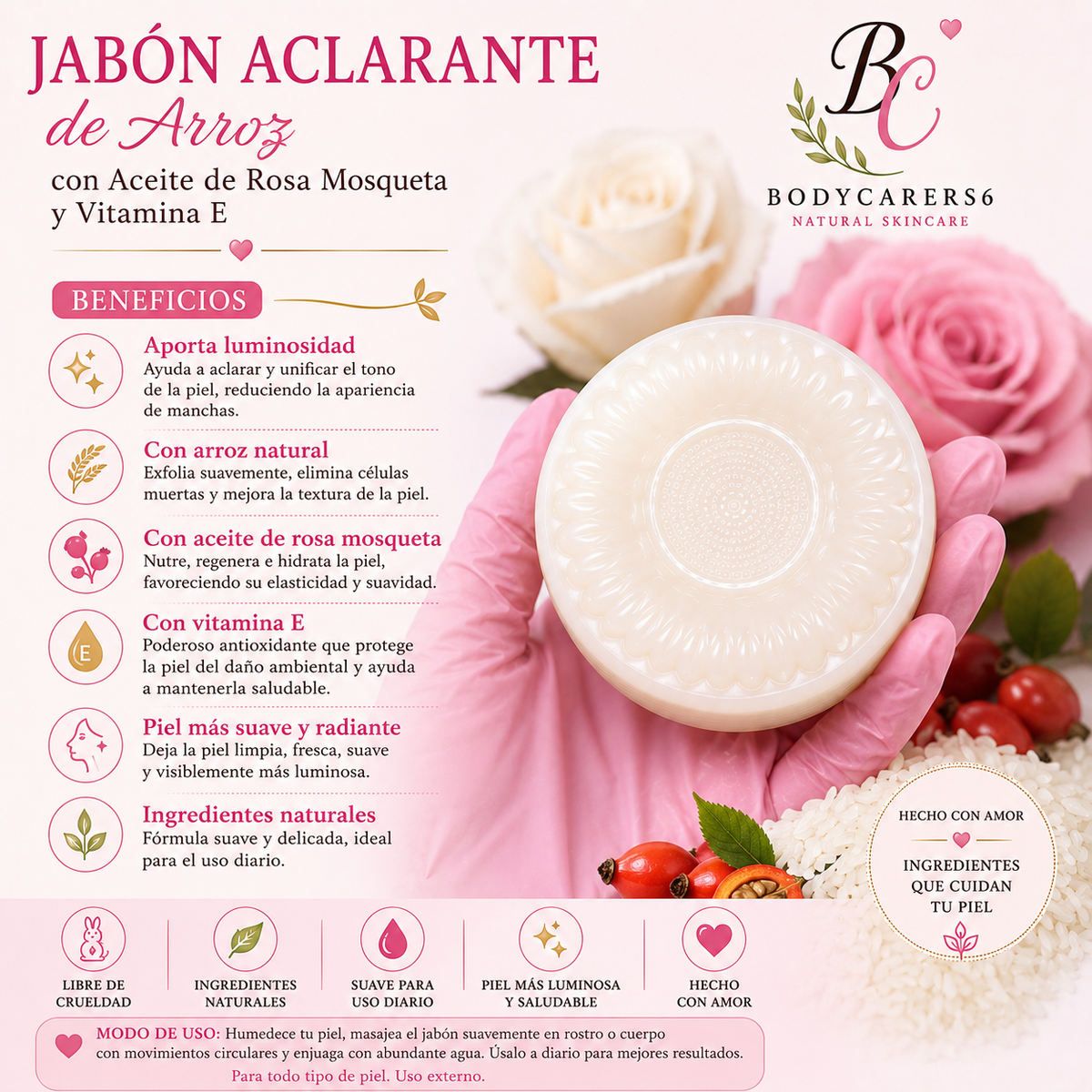 Jabon aclarante
