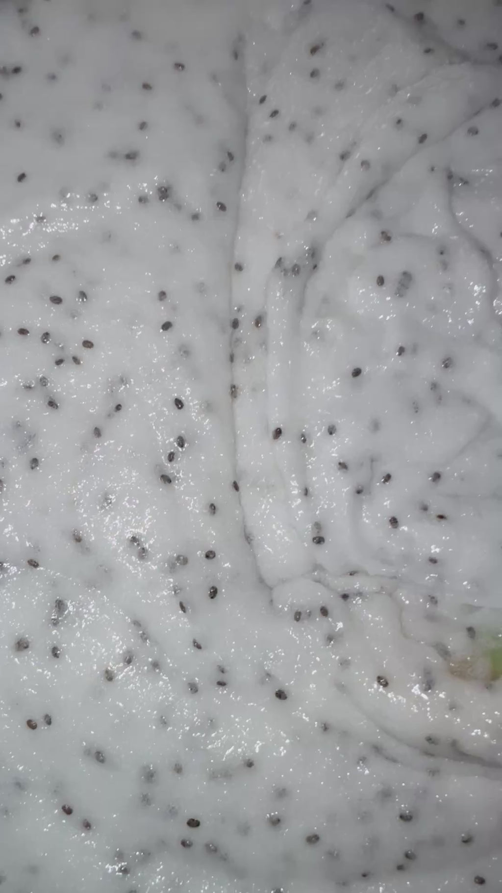 Exfoliante de coco con chia